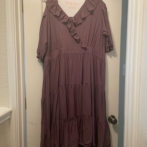 JessaKae Dusty Purple Dress 3x